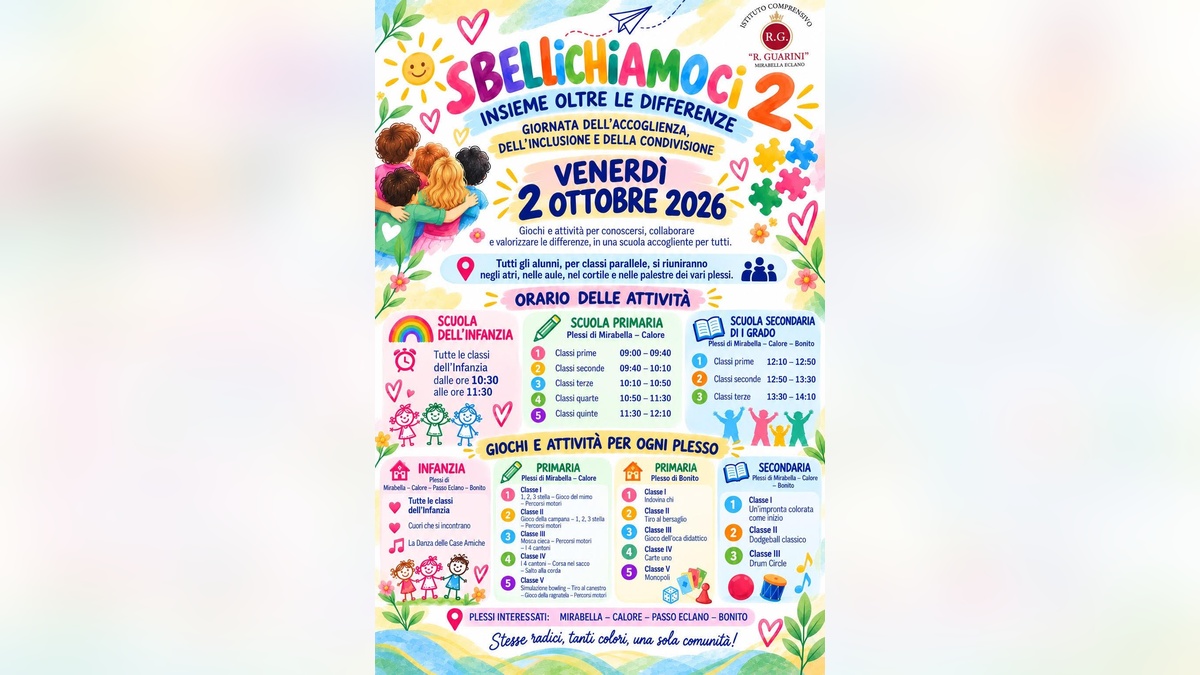 “Sbellichiamoci 2 – Insieme oltre le differenze” -